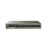 Tenda 10-Port Fast Ethernet Desktop Switch with 8-Port PoE | TEF1110P-8-63W